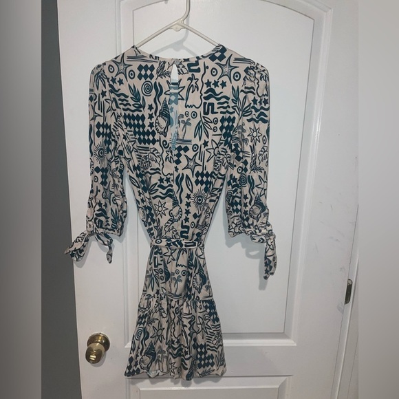 New! Shore Riviera Nautical Dress in Pacific Blues 🧿🌊 ⚓️ XS NWT! - Picture 7 of 11